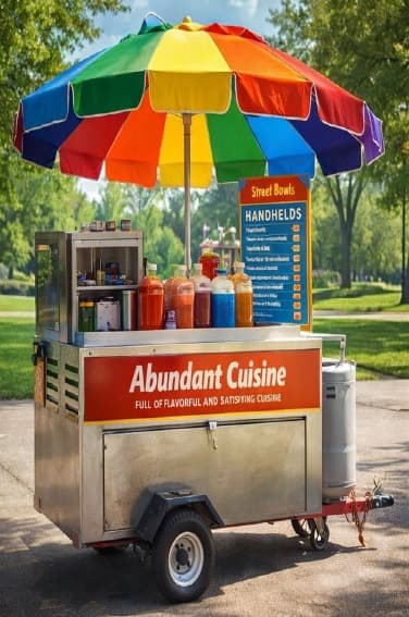 Abundant Cuisine Mobile Trailer – Cart